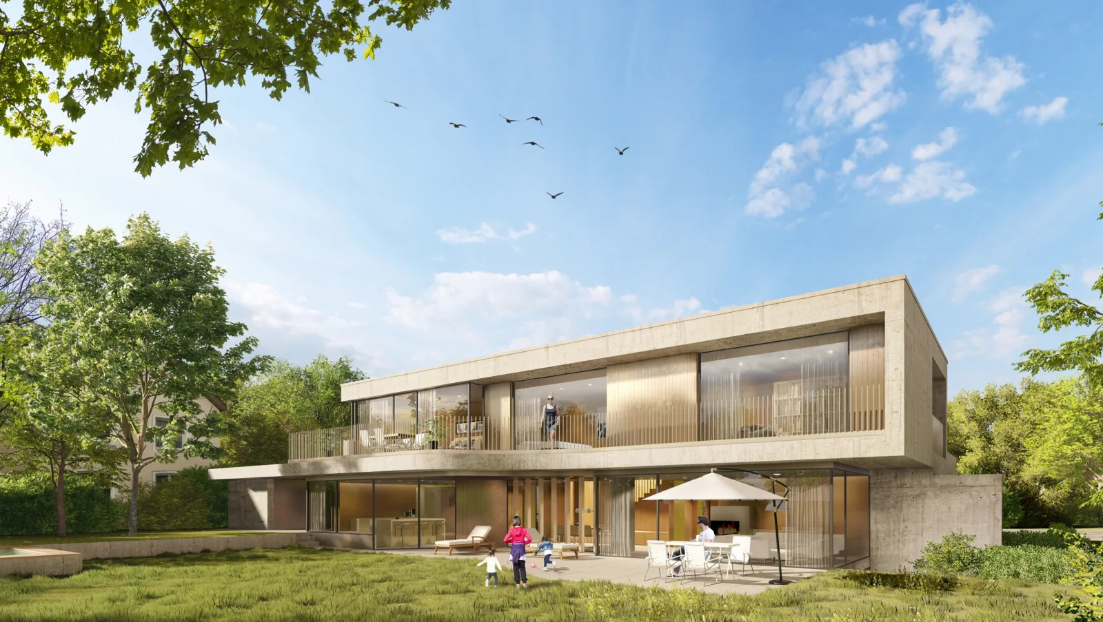 Neubau Einfamilienwohnhaus in Ulm – Wohnbau